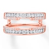 Thumbnail Image 4 of Previously Owned Diamond Enhancer Ring 1/2 ct tw Round-Cut 14K Two-Tone Gold