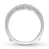 Thumbnail Image 3 of Previously Owned Diamond Enhancer Ring 1/2 ct tw Round-cut 14K White Gold