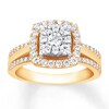 Thumbnail Image 1 of Previously Owned Diamond Engagement Ring 1 ct tw Round-cut 14K Yellow Gold