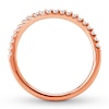 Thumbnail Image 2 of Previously Owned Diamond Anniversary Band 1/6 ct tw Round-cut 14K Rose Gold