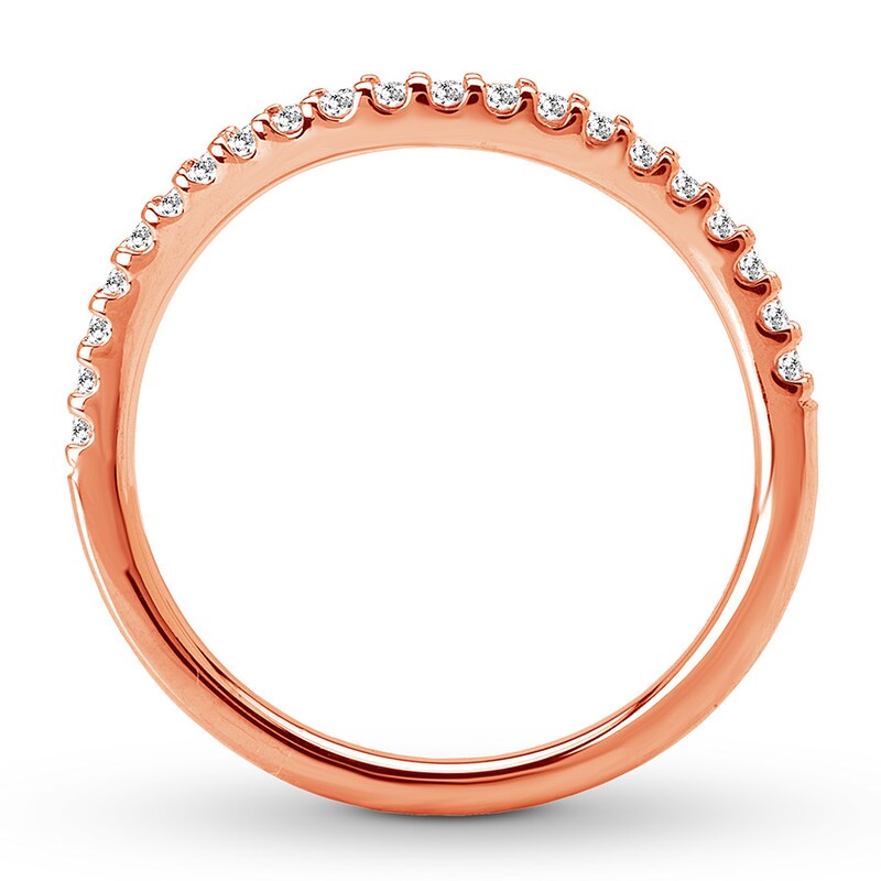Main Image 2 of Previously Owned Diamond Anniversary Band 1/6 ct tw Round-cut 14K Rose Gold