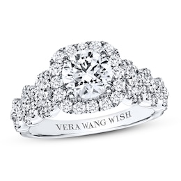 Previously Owned Vera Wang WISH 2 ct tw Diamonds 14K White Gold Ring