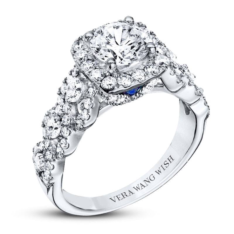 Main Image 3 of Previously Owned Vera Wang WISH 2 ct tw Diamonds 14K White Gold Ring