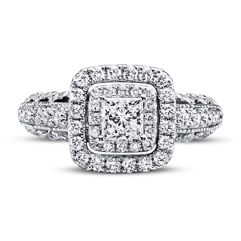 Main Image 2 of Previously Owned Vera Wang WISH 1-1/2 ct tw Diamonds 14K White Gold Ring
