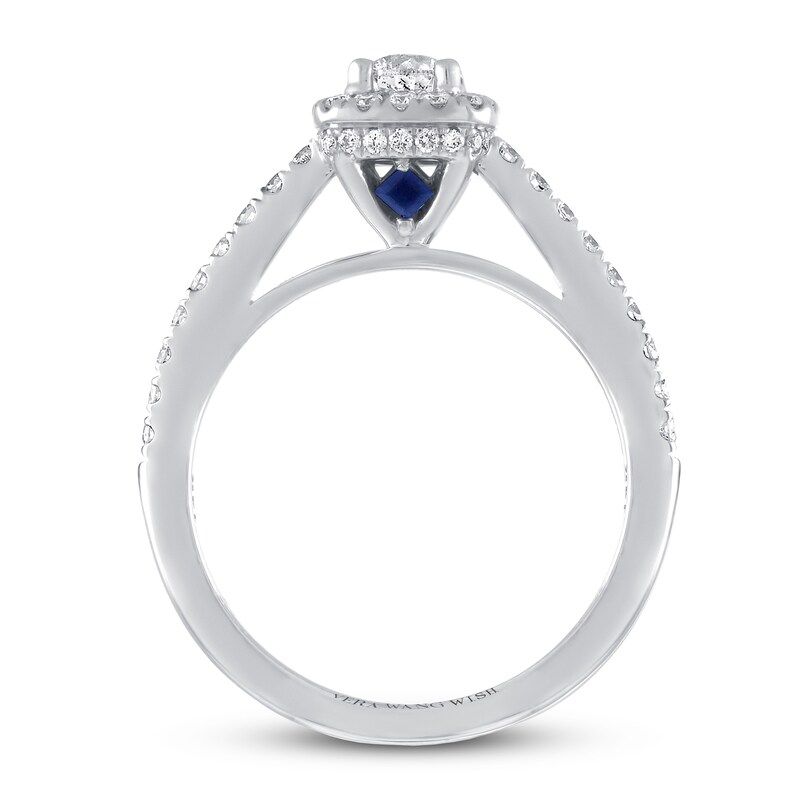 Main Image 3 of Previously Owned Vera Wang WISH Ring 3/4 carat tw Diamonds 14K White Gold