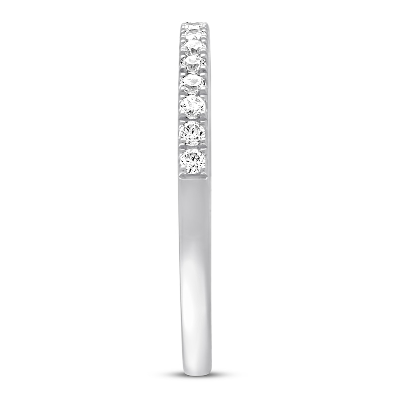 Main Image 3 of Previously Owned Vera Wang WISH Diamond Band 1/4 carat tw 14K White Gold
