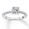 Thumbnail Image 2 of Previously Owned Diamond Ring Setting 1/6 carat tw Round 14K White Gold