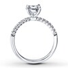 Thumbnail Image 4 of Previously Owned Diamond Ring Setting 1/6 carat tw Round 14K White Gold