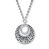 Thumbnail Image 1 of Previously Owned Lois Hill Necklace 1/4 ct tw Diamonds Sterling Silver