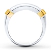 Thumbnail Image 2 of Previously Owned Men's Diamond Band 1 ct tw Round-cut 14K Two-Tone Gold