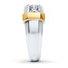 Thumbnail Image 3 of Previously Owned Men's Diamond Band 1 ct tw Round-cut 14K Two-Tone Gold