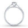 Thumbnail Image 3 of Previously Owned Diamond Promise Ring 1/15 ct tw 10K White Gold