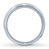 Thumbnail Image 2 of Previously Owned Men's 8mm Diamond Band 1/6 ct tw Round-cut 10K White Gold