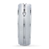Thumbnail Image 3 of Previously Owned Men's 8mm Diamond Band 1/6 ct tw Round-cut 10K White Gold