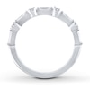 Thumbnail Image 2 of Previously Owned Neil Lane Diamond Band 1/3 ct tw Baguette/Round 14K White Gold