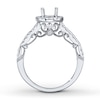 Thumbnail Image 2 of Previously Owned Diamond Ring Setting 1/3 ct tw Round-cut 14K White Gold