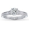 Thumbnail Image 3 of Previously Owned Diamond Ring Setting 1/4 ct tw Round-cut 14K White Gold