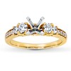 Thumbnail Image 1 of Previously Owned Diamond Ring Setting 1/2 ct tw Round-cut 14K Yellow Gold