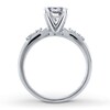 Thumbnail Image 2 of Previously Owned Diamond Ring Setting 1/10 ct tw Round-cut 14K White Gold
