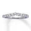 Thumbnail Image 1 of Previously Owned Diamond Contour Ring 1/3 ct tw Round 14K White Gold