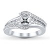 Thumbnail Image 1 of Previously Owned Diamond Ring Setting 5/8 ct tw Round-cut 14K White Gold