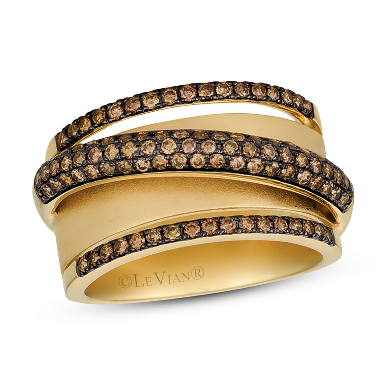 Main Image 1 of Previously Owned Le Vian Chocolatier Diamond Ring 3/4 ct tw 14K Honey Gold