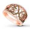 Thumbnail Image 1 of Previously Owned Le Vian Chocolate Diamonds 7/8 ct tw Ring 14K Strawberry Gold