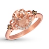 Thumbnail Image 1 of Previously Owned Le Vian Morganite Ring 1/5 ct tw Diamonds 14K Strawberry Gold