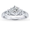 Thumbnail Image 3 of Previously Owned Previously Owned Diamond Ring Setting 1/3 ct tw Round-cut 14K White Gold