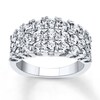 Thumbnail Image 1 of Previously Owned Diamond  Anniversary Band 2-1/4 ct tw Round 18K White Gold