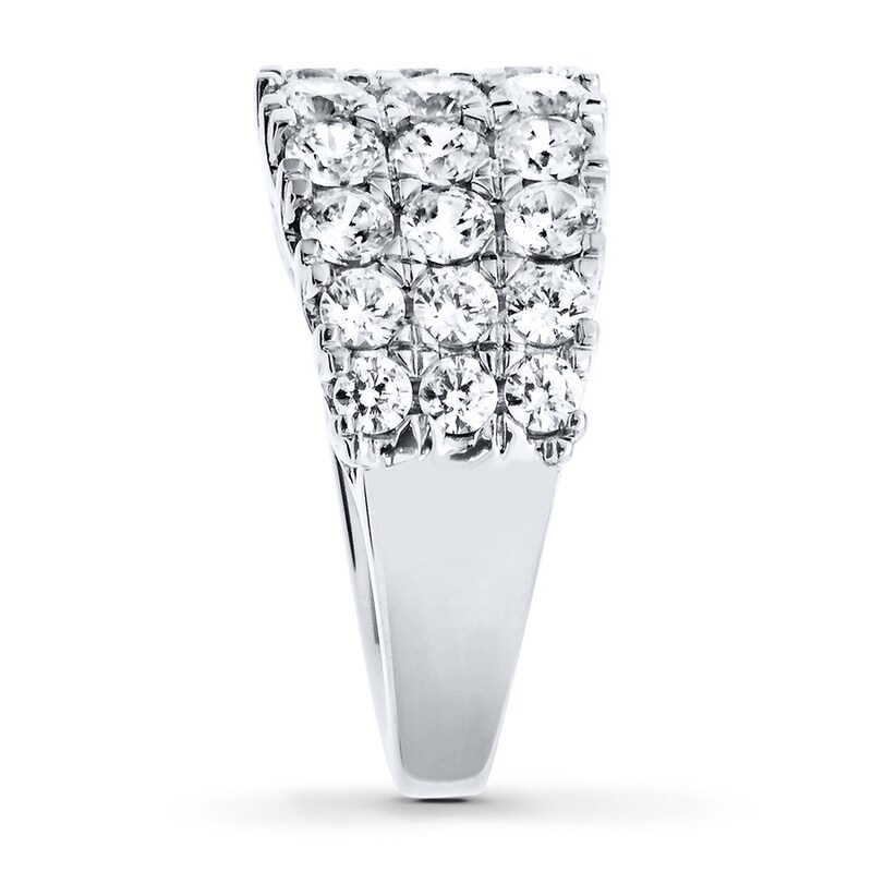 Main Image 3 of Previously Owned Diamond  Anniversary Band 2-1/4 ct tw Round 18K White Gold
