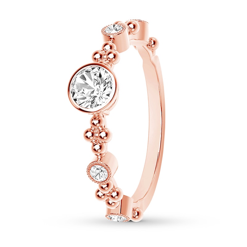 Main Image 2 of Previously Owned Forevermark Tribute Diamond Ring 1/3 carat tw 18K Rose Gold