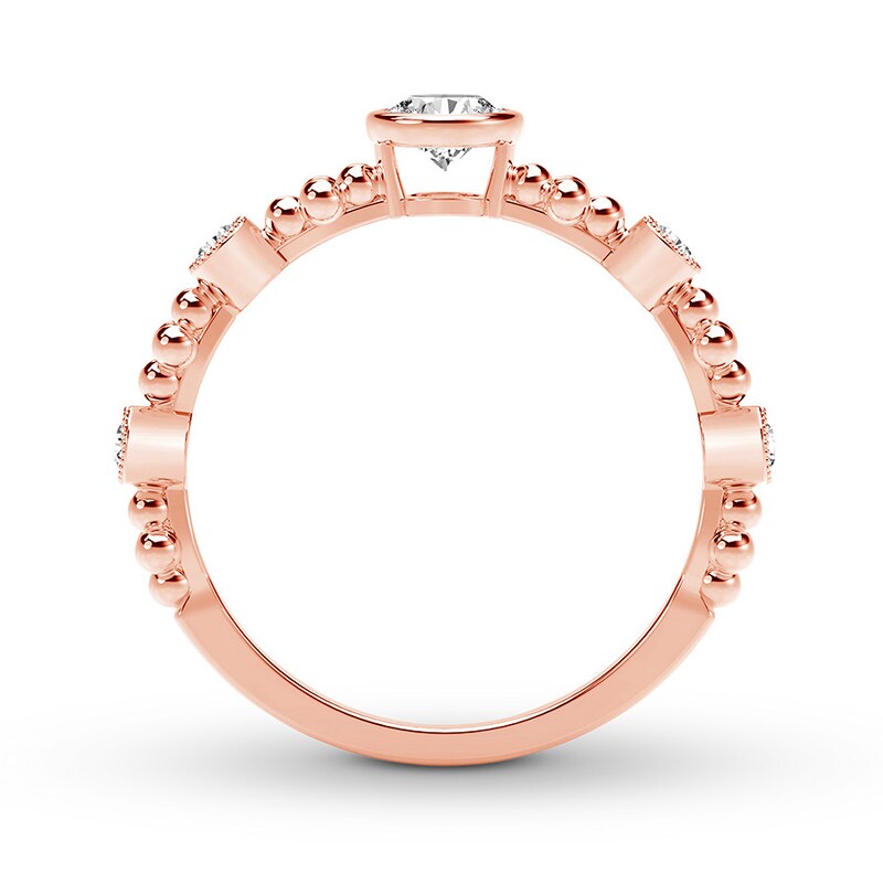 Main Image 3 of Previously Owned Forevermark Tribute Diamond Ring 1/3 carat tw 18K Rose Gold