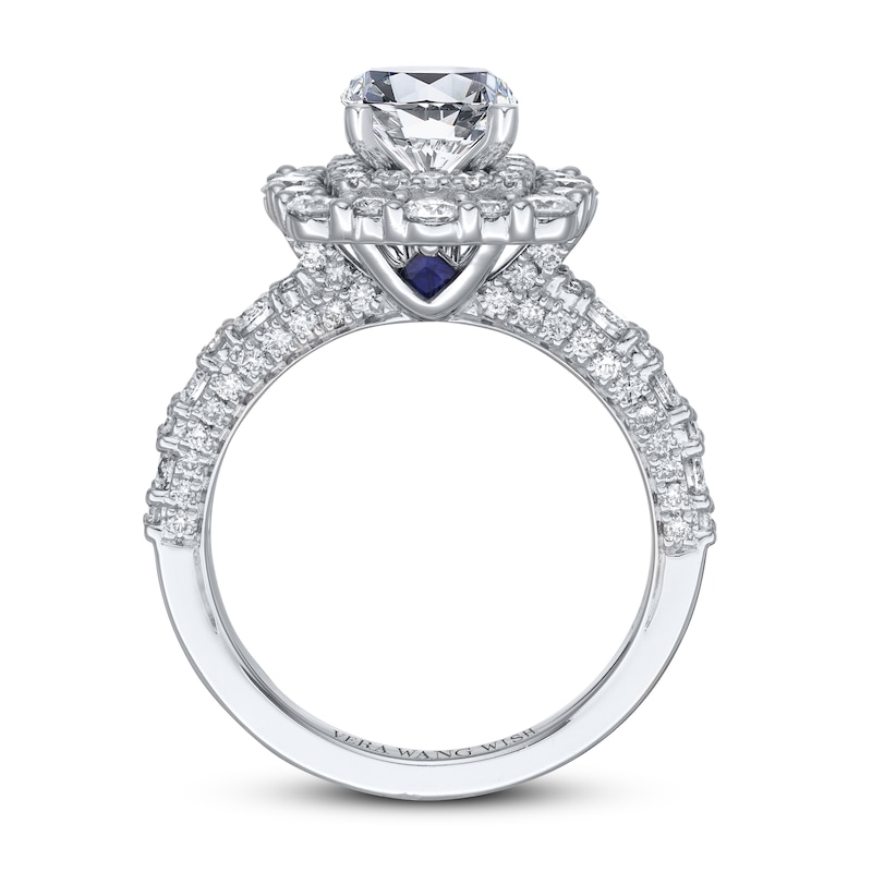 Main Image 4 of Previously Owned Vera Wang WISH Ring Setting 1-1/2 ct tw Diamonds 14K Gold