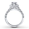 Thumbnail Image 2 of Previously Owned Diamond Ring Setting 7/8 carat tw Round 14K White Gold