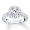 Thumbnail Image 3 of Previously Owned Diamond Ring Setting 7/8 carat tw Round 14K White Gold