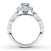 Thumbnail Image 2 of Previously Owned Diamond Engagement Ring Setting 3/8 ct tw Round 14K White Gold