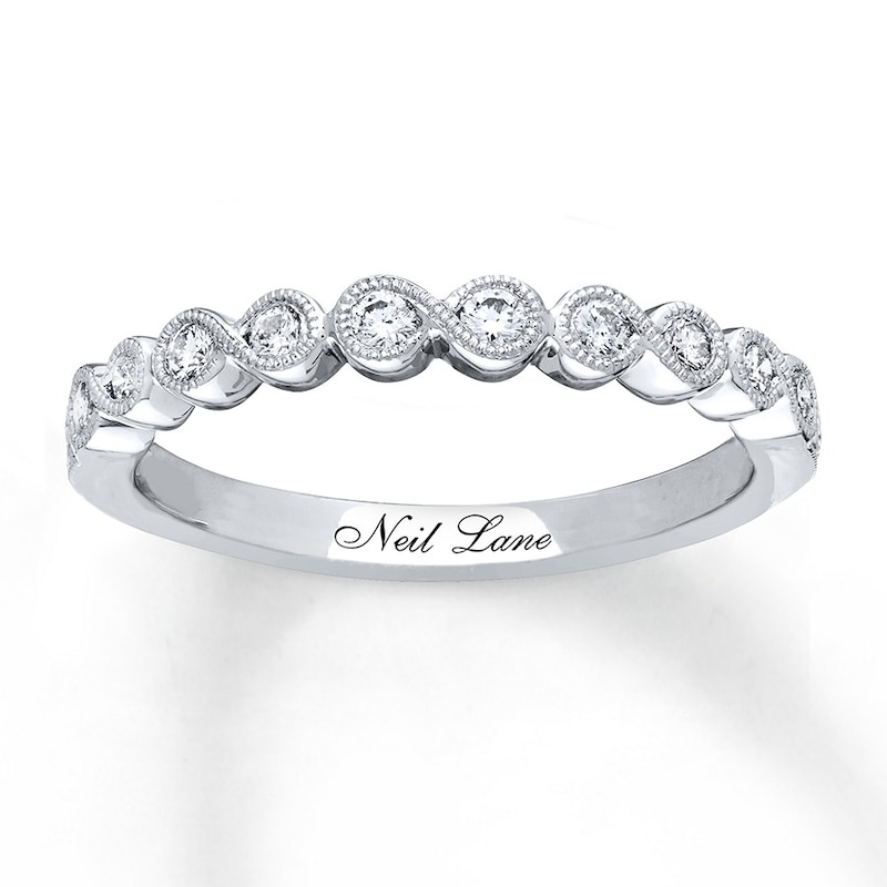 Main Image 1 of Previously Owned Neil Lane Diamond Band 1/5 carat tw 14K White Gold