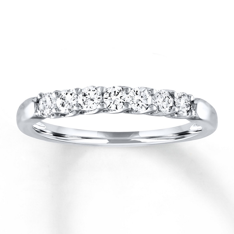 Main Image 1 of Previously Owned Diamond Anniversary Band 1/3 ct tw Round-cut Platinum