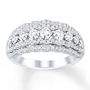Thumbnail Image 1 of Previously Owned Diamond Anniversary Band 1-1/2 ct tw Round-cut 14K White Gold