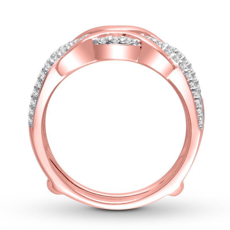 Main Image 3 of Previously Owned Diamond Enhancer Ring 1/3 ct tw Round 14K Rose Gold