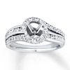 Thumbnail Image 1 of Previously Owned Diamond Ring Setting 3/4 carat tw Round 14K White Gold