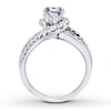 Thumbnail Image 2 of Previously Owned Diamond Ring Setting 3/4 carat tw Round 14K White Gold