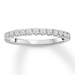 Previously Owned Diamond Anniversary Band 1/4 ct tw Round-cut 14K White Gold