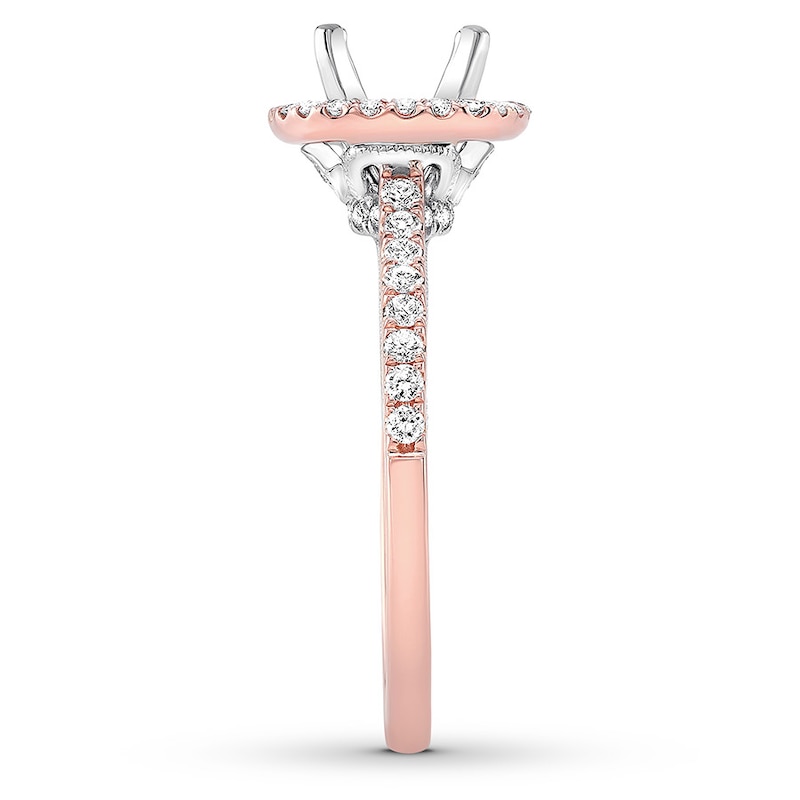 Main Image 3 of Previously Owned Natalie K Ring Setting 1/3 ct tw Diamonds 14K Two-Tone Gold