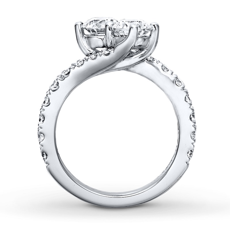 Main Image 2 of Previously Owned Ever Us Two-Stone Ring 2-1/2 ct tw Diamonds 14K White Gold