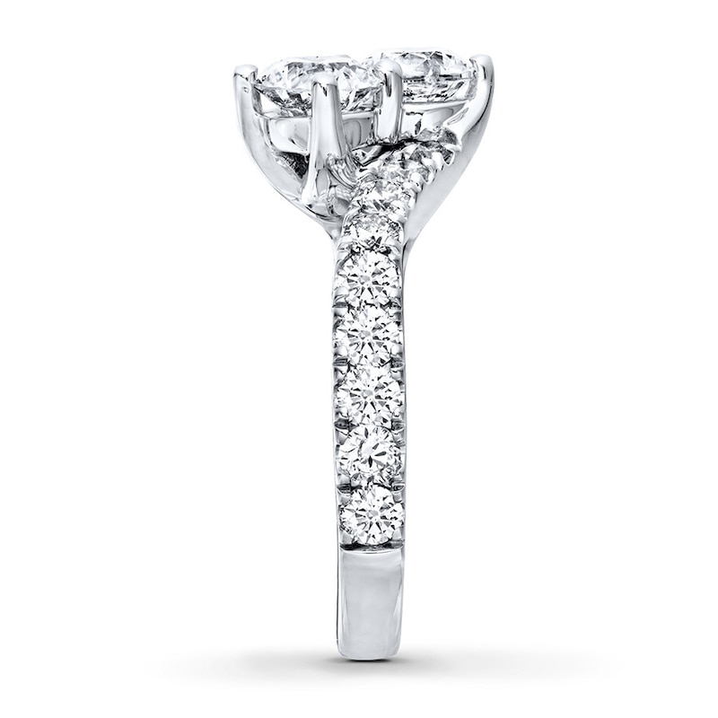 Main Image 3 of Previously Owned Ever Us Two-Stone Ring 2-1/2 ct tw Diamonds 14K White Gold