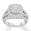 Thumbnail Image 1 of Previously Owned Diamond Engagement Ring 2 ct tw Round-cut 14K White Gold