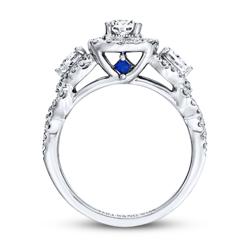 Main Image 2 of Previously Owned Vera Wang WISH 1-3/8 ct tw Diamonds 14K White Gold Ring
