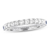Thumbnail Image 1 of Previously Owned Vera Wang WISH Diamond & Sapphire Band 1/2 carat tw 14K White Gold